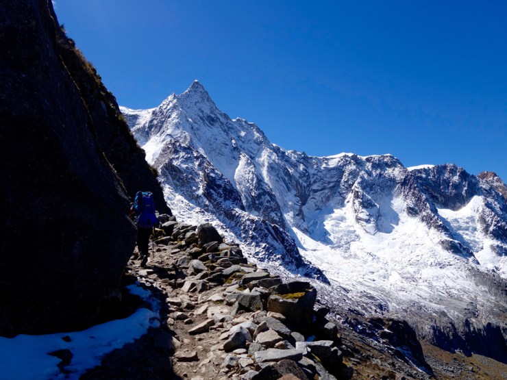Derniers mètres avant le col
