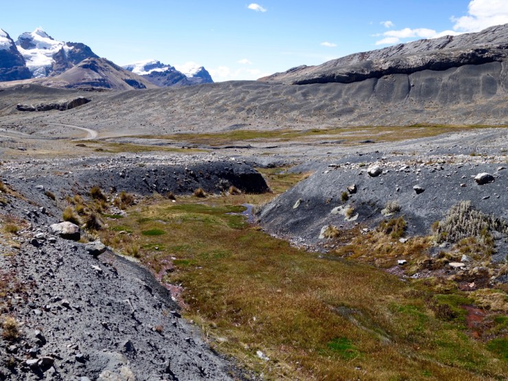 Paysage lunaire à pratiquement 5000 m