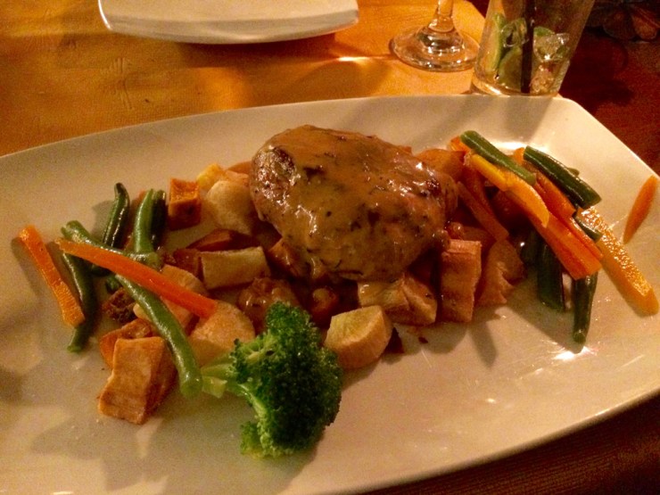 Un filet et des légumes !